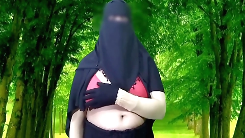 Amateur indian solo female in white bluse with stockings