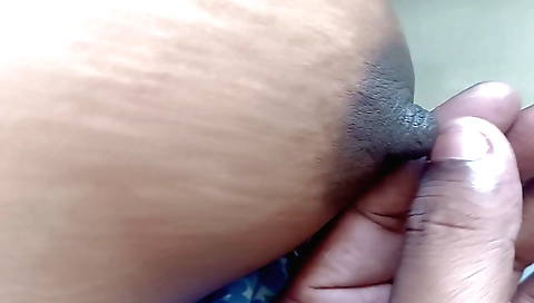 Indian desi wife fingers her cunt while masturbating