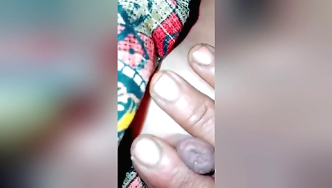 Indian teen 18+ with natural curves enjoys getting pussy slapped