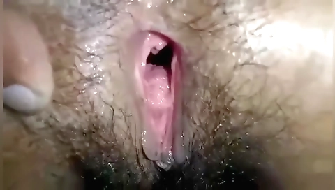 Teacher shows her hairy pussy in homemade amateur pov