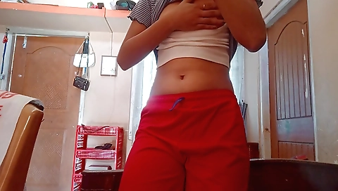 Sexy indian girlfriend is ready to enjoy the pleasure