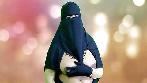 Indian housewife in a bikini posing in a bedroom 07