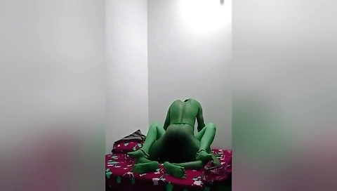 Amazing girlfriend taking off panties to be masturbated on webcam