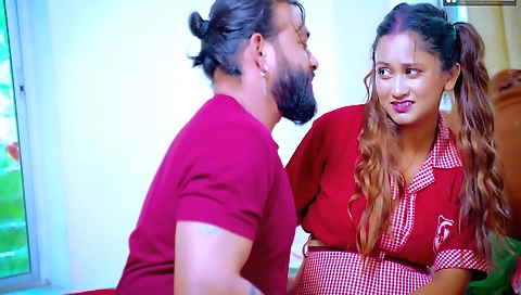 Big tits desi girl with a small ass is going to please her partner