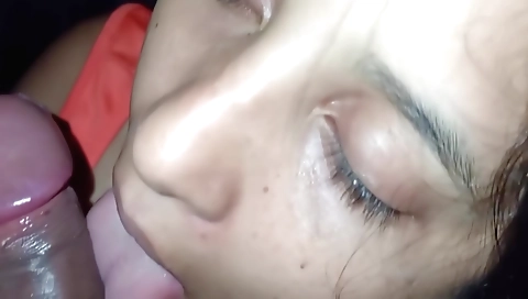 I Squeeze All The Milk Out Of Her Mouth And Swallow All Her Cum