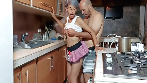 Indian milf fucks her stepsister after arriving at party
