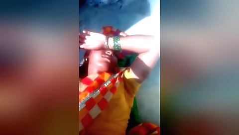 Hot brunette indian babe dehati wife gets fucked outdoors