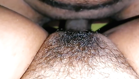 Indian girl with hair takes to fuck with stepson's hand