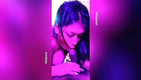 Amateur brunette in black boots show her big ass and butt