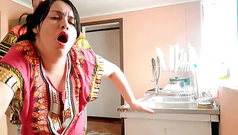 Stepsister fucked by her brother in Indian milf porn