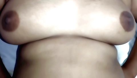 Big ass Indian girl gives a blowjob to her husband