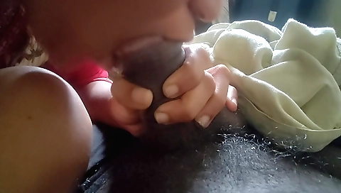 Busty brunette in a sexy bikini gets her pussy licked