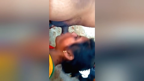 Indian slut sucks her husband's cock in this homemade vid