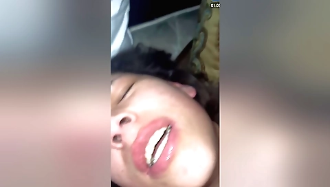 Indian brunette sits on guy face in amateur hd video