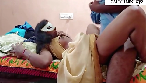 Indian chick with a big booty is showing off on camera