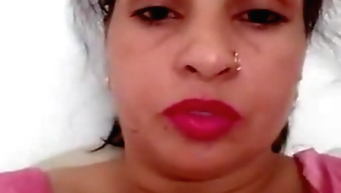 Sweet brunette milf with a large ass gets all horny