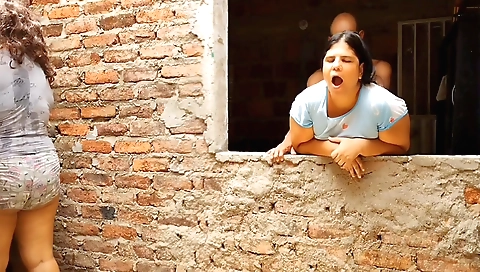 Indian stepfather fucks his stepdaughter's big boobs