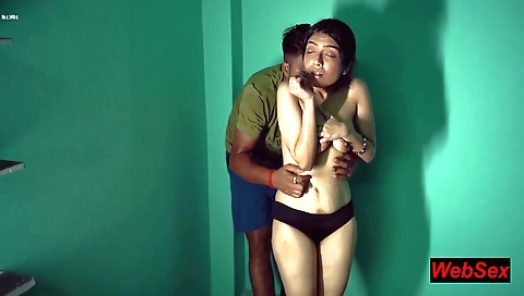 Indian teen 18+ with a nice ass enjoys some hardcore sex