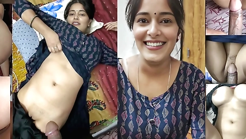 Indian brunette is getting fucked by her boyfriend