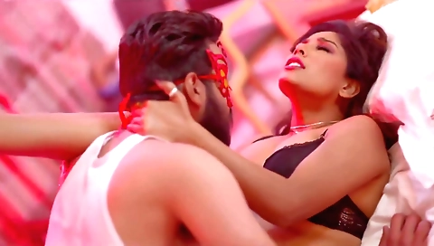 Brunette milf with a nice ass is having fun with her boyfriend