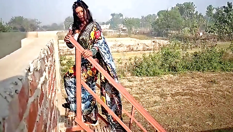 Brunette in red dress gives a kiss at the employer