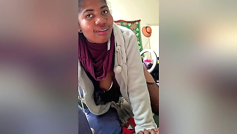 Indian teen 18+ in sexy lingerie and ponytail porn video