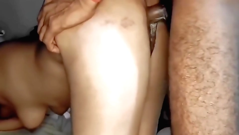 I get creampie in my ass while my step-father fucks me