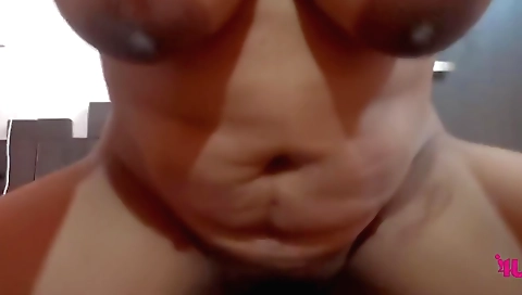 Indian babe fucks her man in her bed in amateur porn