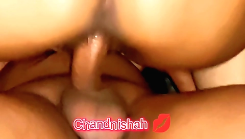 Big ass indian milf fucked in the back and makes out