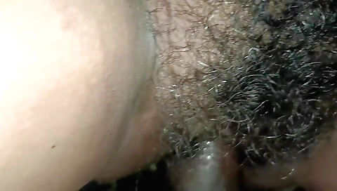Indian girl shows her hairy pussy in the pov video