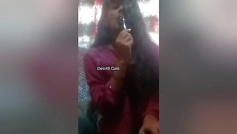 Today Exclusive-horny Desi Girl Shows Her Boobs And Pussy 2