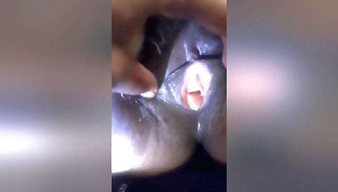 Hairy mom in amateur pov video showing her hairy pussy