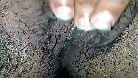 Horny brunette masturbates in her bedroom and takes off