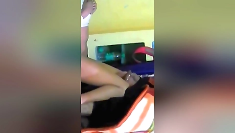 My amateur indian babe has a hot blowjob and a handjob