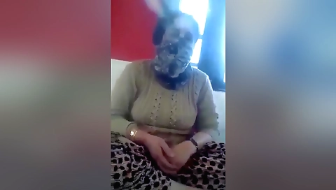 Sexy mature wife shows her big boobs and pussy in front of the camera