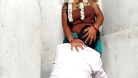 A sexy brunette girl fucks her hubby on the kitchen table