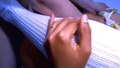 Stepdaughter and her friend give sex and masturbate