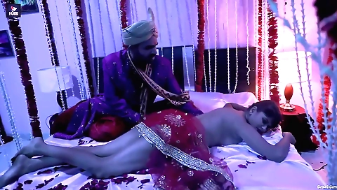 Brunette is getting fucked in her mouth in front of the camera