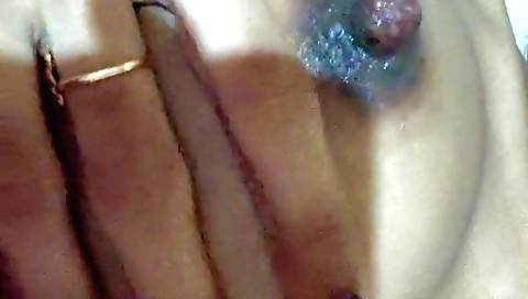 Solo female masturbating in her room with wet pussy