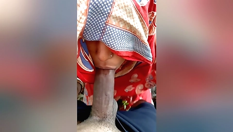 Indian man is fucking a hot blonde in the backyard