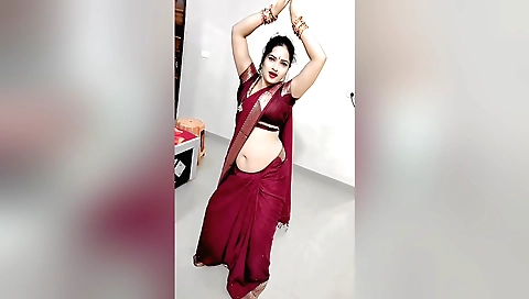 Indian girl with big boobs is giving a blowjob in public