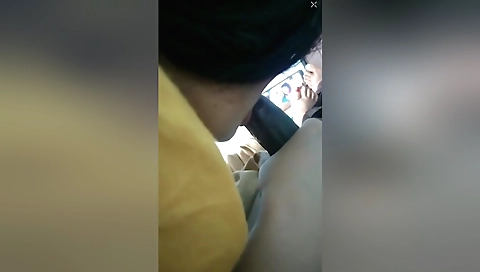 Hot brunette in the kitchen makes an amateur porn vid