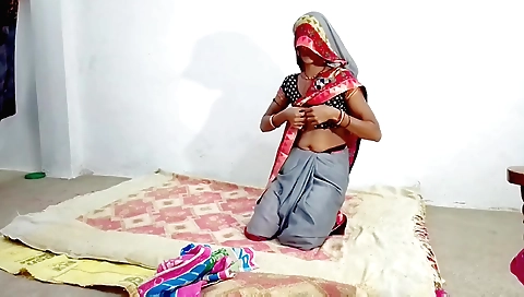 Bhabhi is with a friend and a guy in the neighborhood today