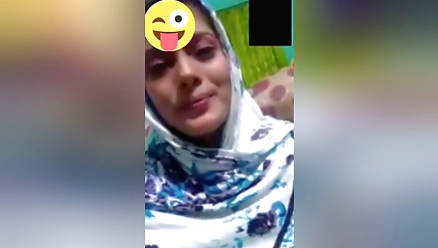 Sexy brunette babe shows her sexy body and beautiful boobs